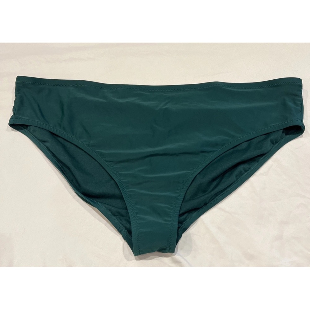 Kona Sol High Waist Full Seat Hipster Green Swimsuit Bikini Bottoms size 24W/26W